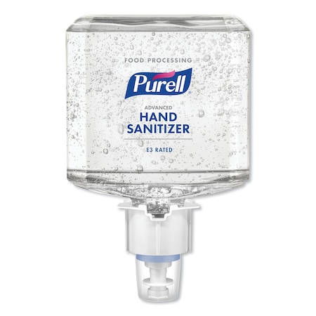 Purell Advanced E3-Rated Instant Hand Sanitizer Gel, 1200 mL Refill, Fragrance-Free, For ES4 Dispenser, 2PK 5061-02